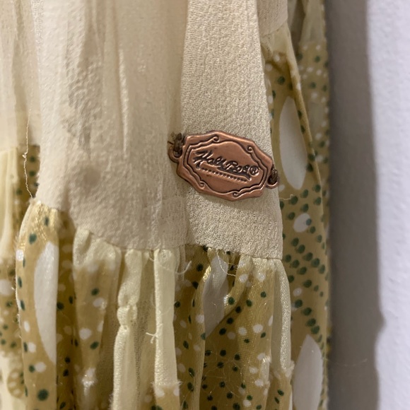 HALE BOB Silk Rayon Burnout Empire Waist Dress - Picture 3 of 8